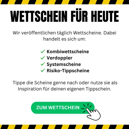 Banner Wettschein heute